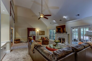 Spacious Great Room is centrally located, adjacent