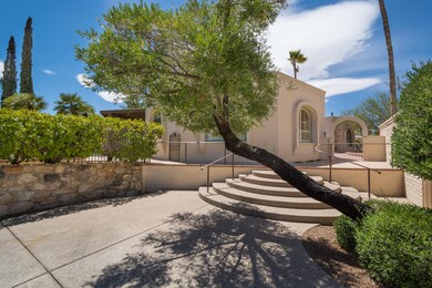 front courtyard entry