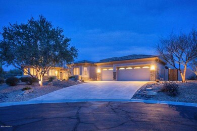 11294 E Quarry Trail-front at night