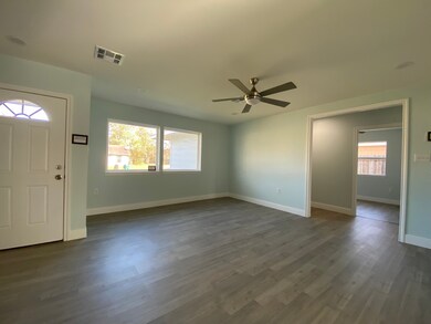 Another view of the newly renovated living room.