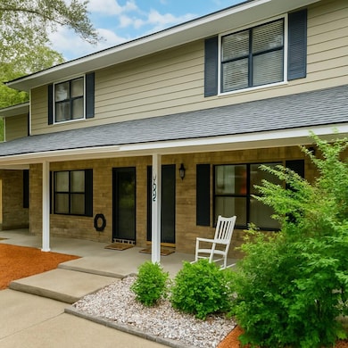 Charming Suburban Home with Rocking Chai