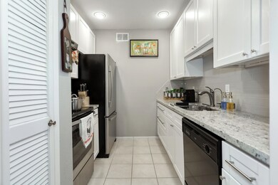 Bright and functional kitchen with white cabinetry