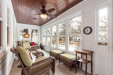 Enclosed porch on front