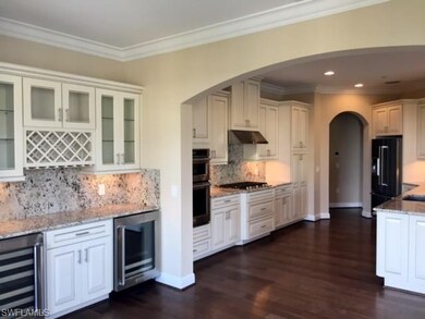 Kitchen and wet bar.