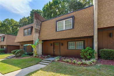 View of front of house with a front lawn