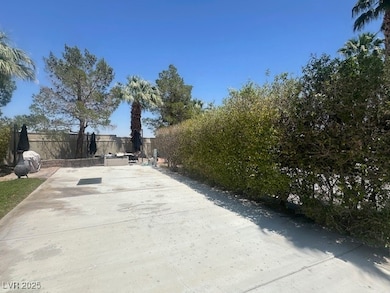 View of concrete driveway