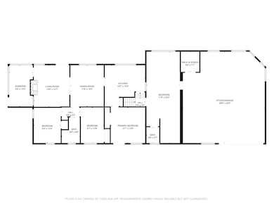 1st floor plan and studio-garage