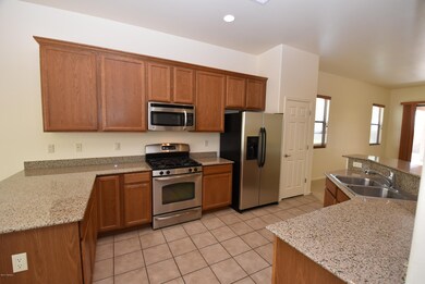 Stainless appliances and granite