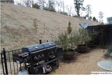 So much privacy on this back patio.  You can see t