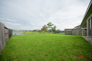 Oversized yard overlooking the lake and walking tr