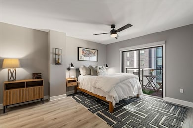 Spacious bedroom retreat with abundant natural light and room for a full suite of furniture.