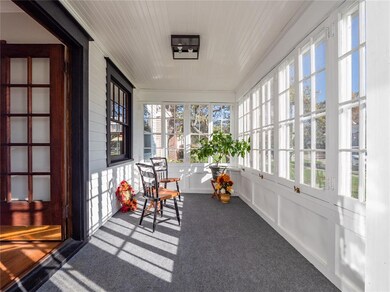 Welcoming front porch.
