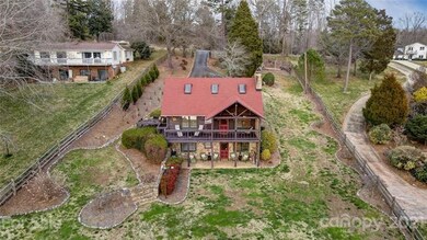 Log Cabin from lakefront view