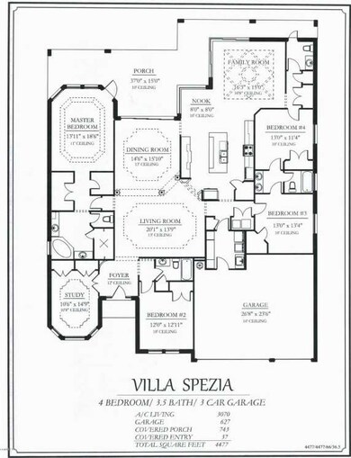 VILLA SPEZIA PLAN FOR MLS