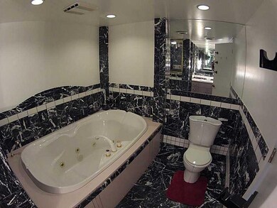 Full Bath. Slathered in marble!  Jet tub separate 