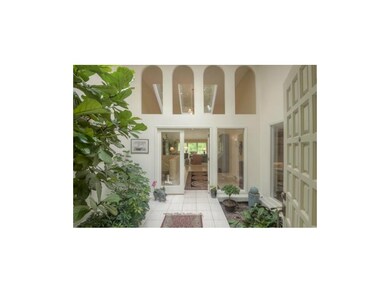 Lovely atrium entry