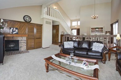 Open concept with dining.  You can entertain sever