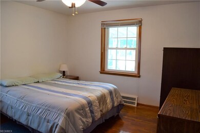 The Master Bedroom on the first floor has room for