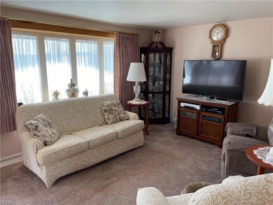 Living room bay window
