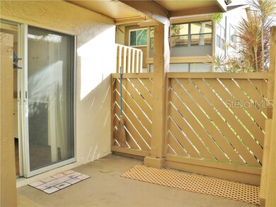 Enclosed courtyard outside the kitchen, great for 
