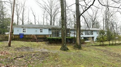 Another view of the front of the house.  A dreary 