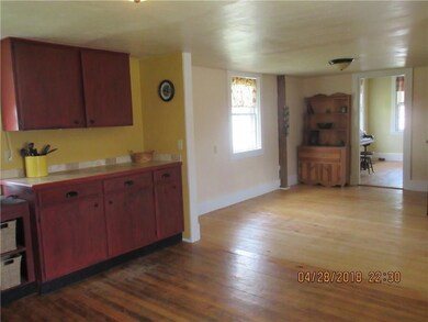 Kitchen looking into dining room.