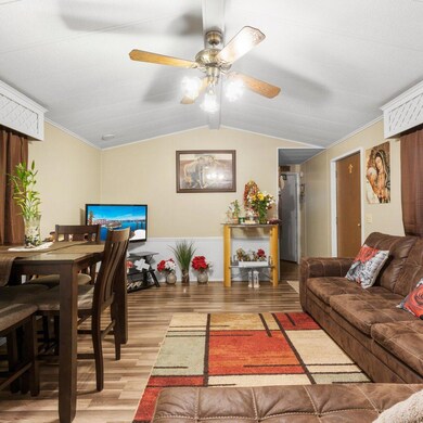 6. Living area with new laminate floorin