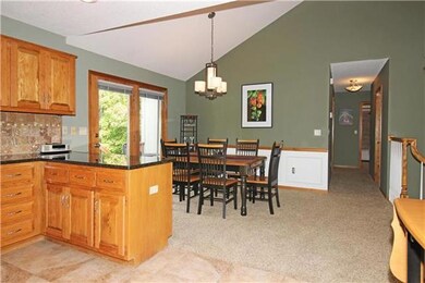 Kitchen Opens to Dining Room with another Updated 