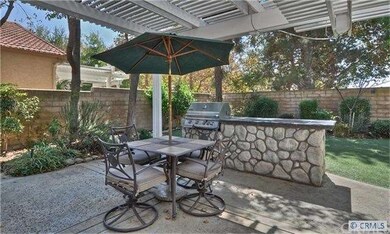 Backyard with Built-in BBQ