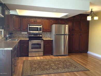 Kitchen and dining area