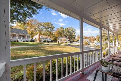 Deck with a lawn