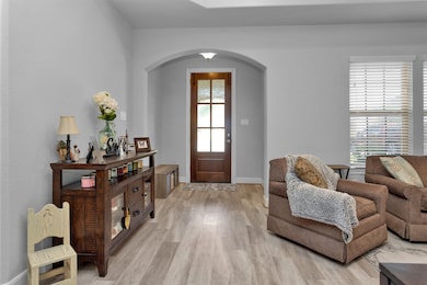Vinyl plank flooring throughout