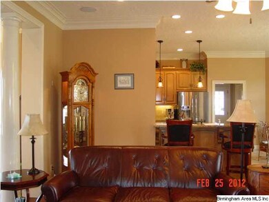 Dining Room looking into Foyer and Den