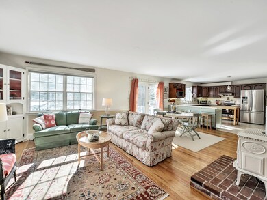 Living room with Gas Jotul Fireplace