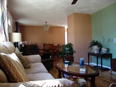 Living Room. freshly painted, new flooring