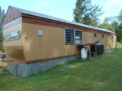 Back of Mobile Home