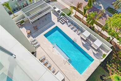 Pool and outdoor kitchen for 20 residences