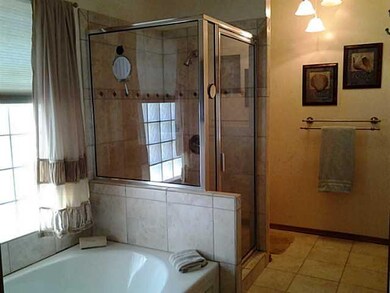 Master Bath/Spa. Beautiful Master Bath, with new lighting fixtures.