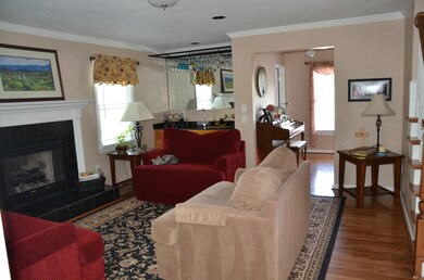 Living Room with Wet Bar