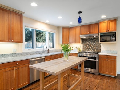 Kitchen with Upgraded Range