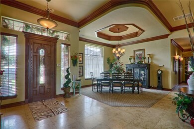 ENTRY HALL WITH TILE/STONE FLOOR