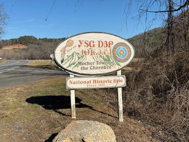 Just across valley