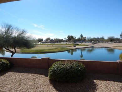 view of #12 green and lake