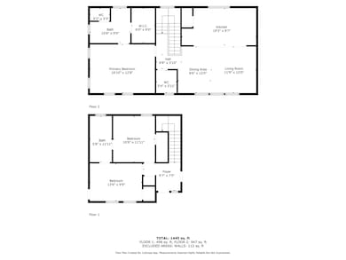 Floor Plan rendering done by Photographer and does