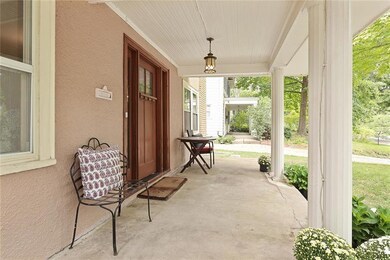 Awesome front porch is wonderful place to relax