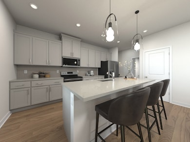 Photo is not of the actual home, but is an inspirational photo of builder’s model home and may depict options, furnishings, and/or decorator features that are not included