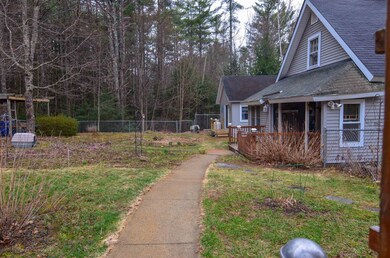 Back Yard Looking to Entrance Of House.