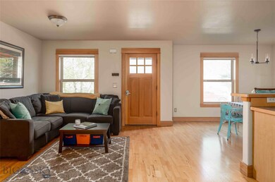Welcoming open concept living area on main