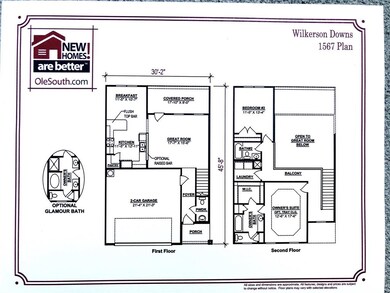 2 bedroom 2 1/2 bath  2 car garage