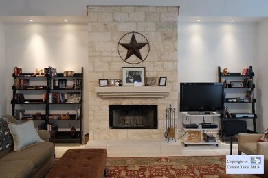 Stone Fireplace